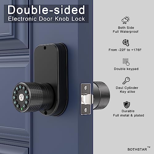 Secure Keyless Door Lock with 50 User Codes