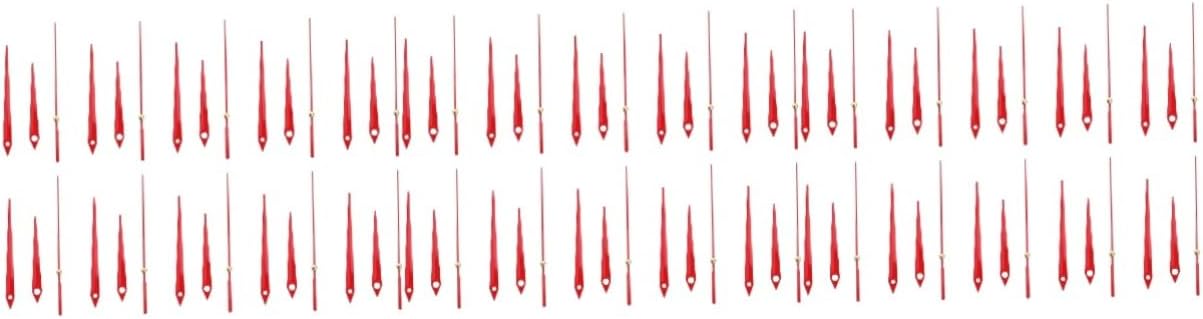 30 Set Metal Clock Hands Durable Replacement for Red Aluminum Clocks