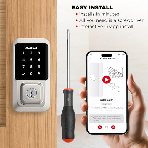 Kwikset Halo Wi-Fi Smart Lock Keyless Entry Smart Security