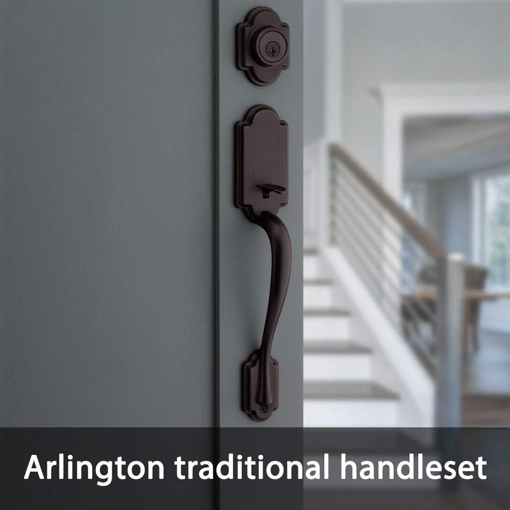 Kwikset Arlington Front Door Lock Set with Rekey Deadbolt and Smart Key