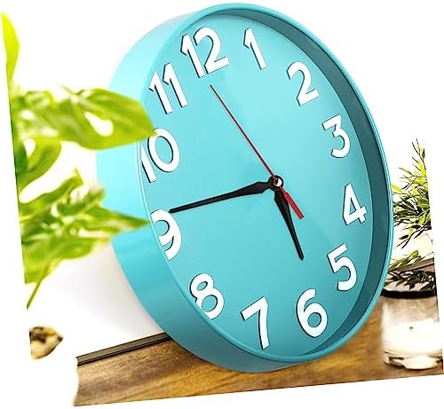 jojofuny - Plastic Replacement Hands for Wall Clock Repair with Red Black Tips