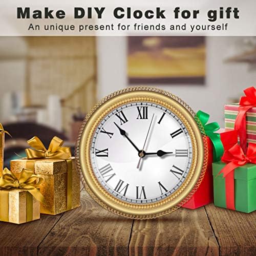 2-Pack Clock Movement Mechanism with 4 Short Clock Hands Kit