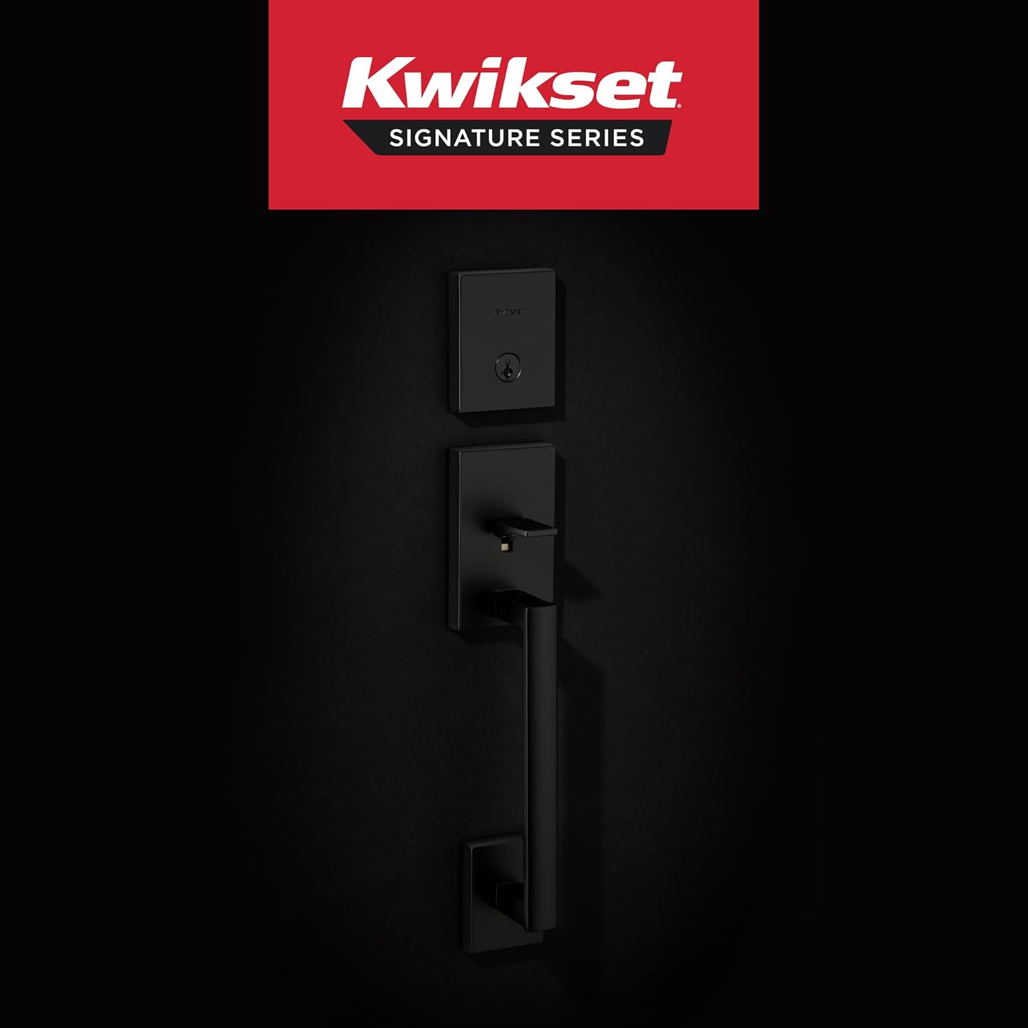 Secure Front Door Lock Set for Your Home in Matte Black