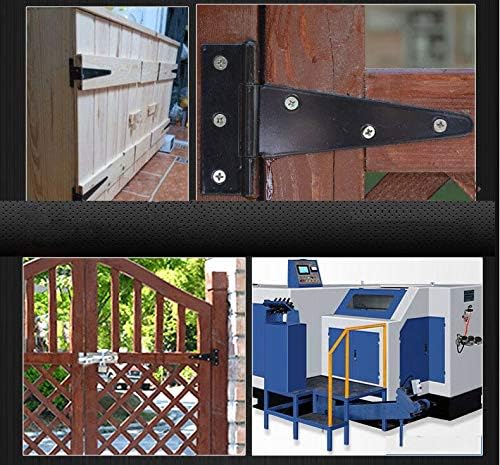NIDAYE 4Pack 4 Inch T Strap Door Hinges Heavy Duty Shed Gates