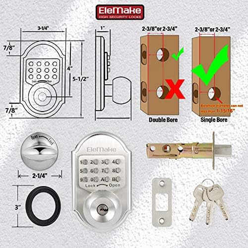 Sleek Secure Keyless Door Lock
