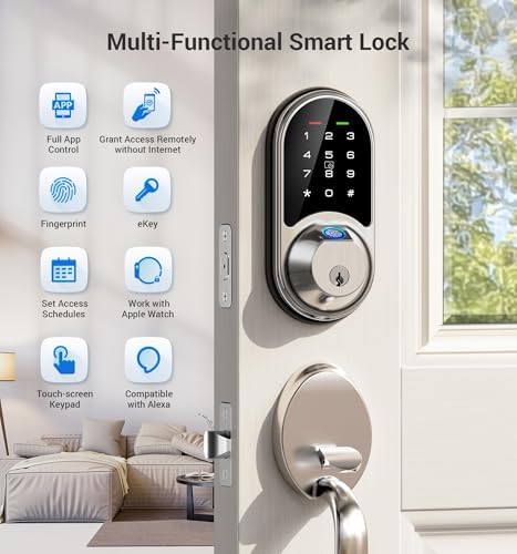 Secure Door Lock with fingerprint and app control