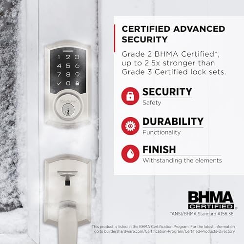 Kwikset SmartCode 270 Keyless Entry Touchpad Door Lock