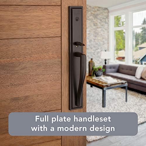 Baldwin SmartKey Front Entry Door Handleset with Microban Protection