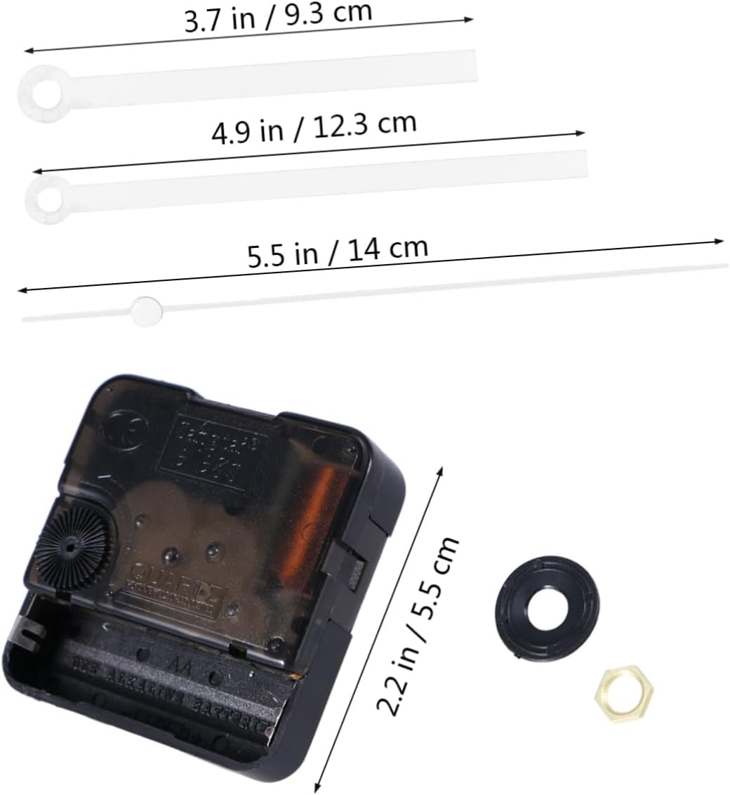 DECHOUS Clock Movement Kit Replacement - Silent Precise Wall Clock Repair