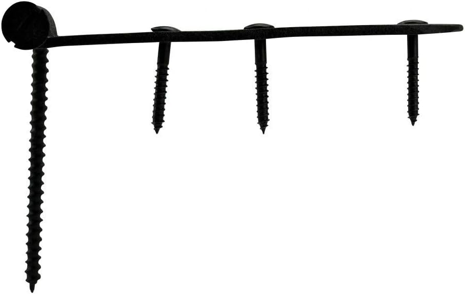 Renovators Supply 6-Piece Black Wrought Iron Gate Hinges