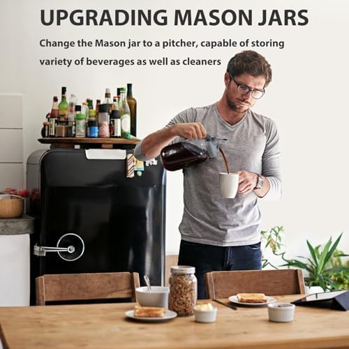 Leak-Proof Mason Jar Pour Spout Lid2-Piece Set