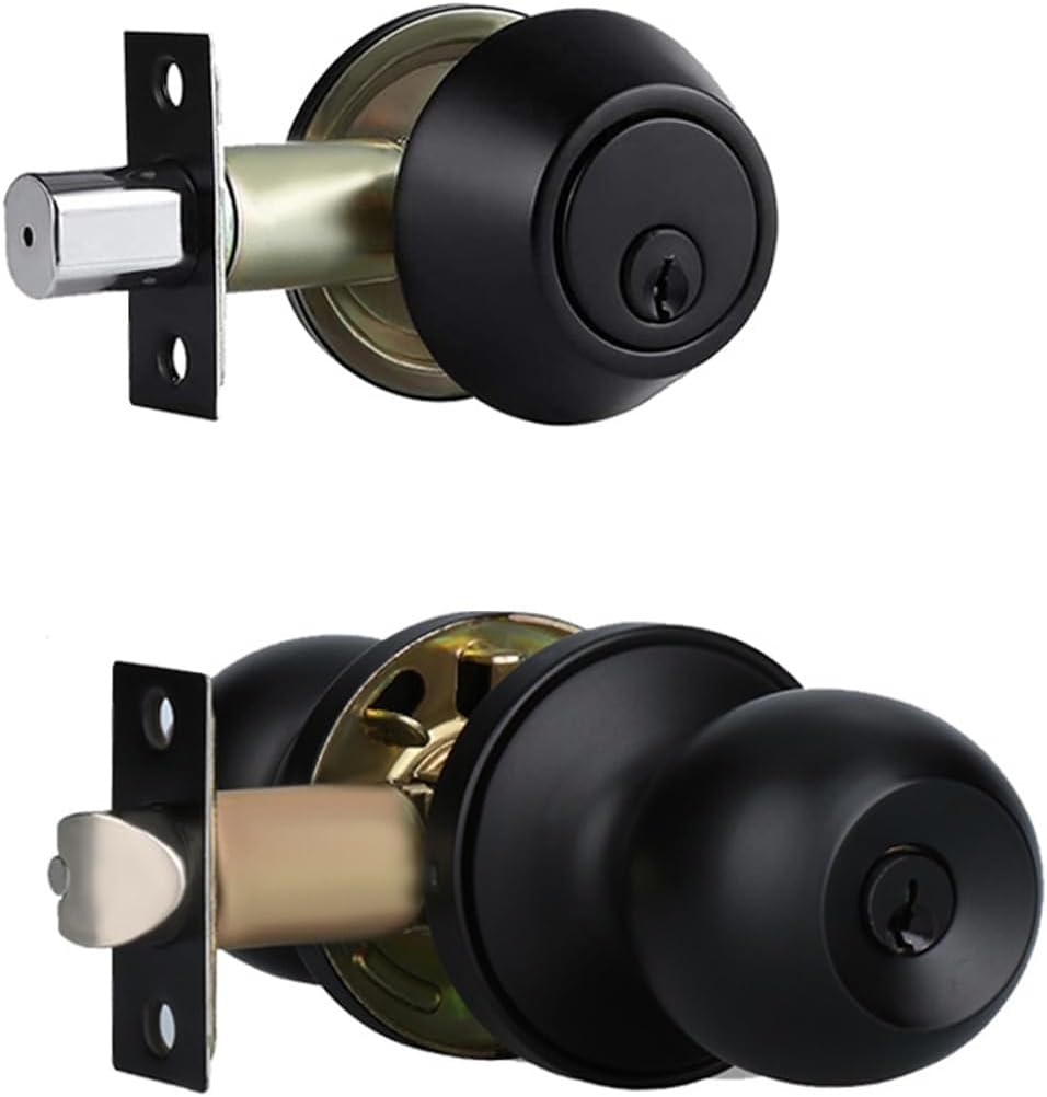 Secure Front Door Lock Set for Exterior Doors
