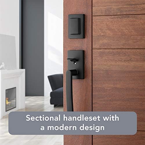 Secure and Modern Front Entry Door Handleset