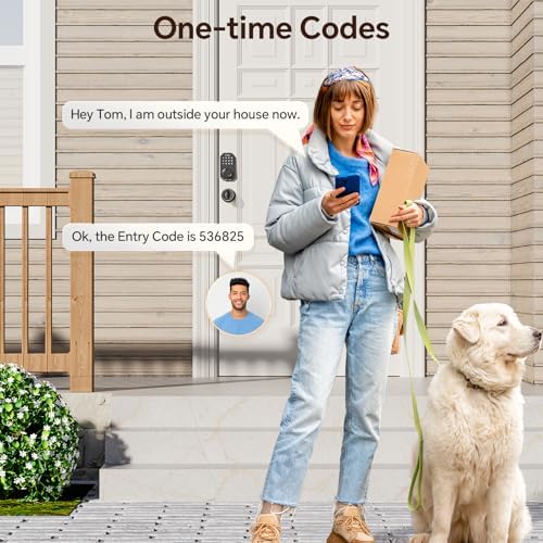 Keyless Entry Door Lock with Handle for Smart Security