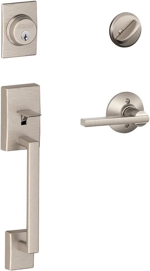 Schlag F60 V Century Front Entry Handleset with Latitude Lever