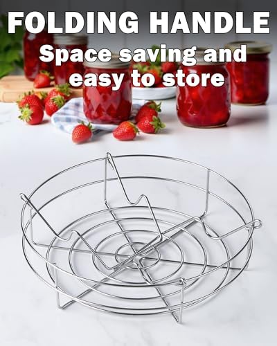 12-inch Stainless Steel Canning Rack Mason Jar Canner