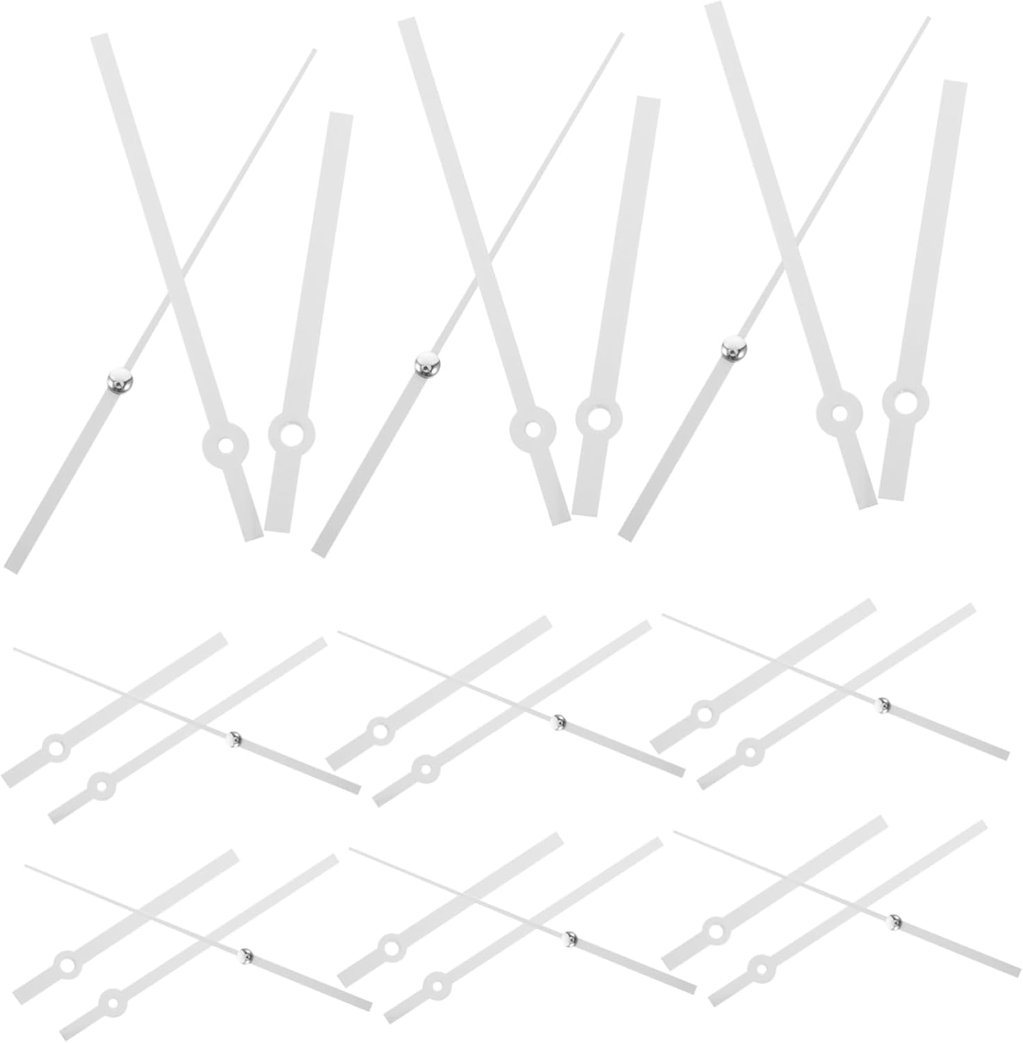 IWOWHERO 10-Pack Decorative Clock Hands for DIY Replacement
