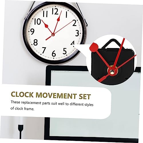 Simple Red Quartz Clock Movement with No Battery Required