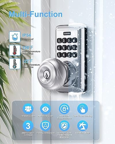 ApeStellar Door Knob with Keypad