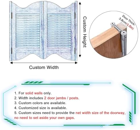 UXNQWK Rustic Swinging Hinges for Solid Wood Partitions