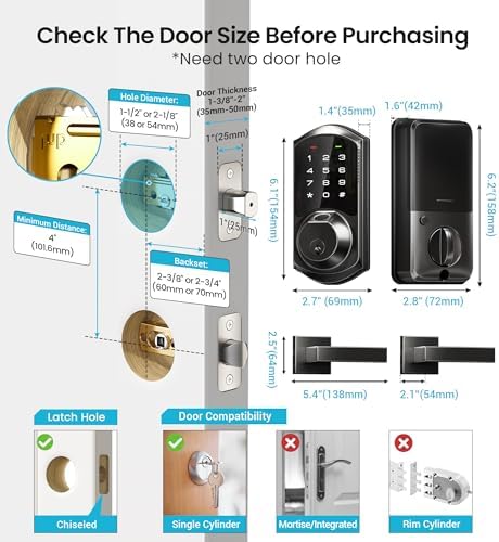 Veise Fingerprint Smart Lock Set