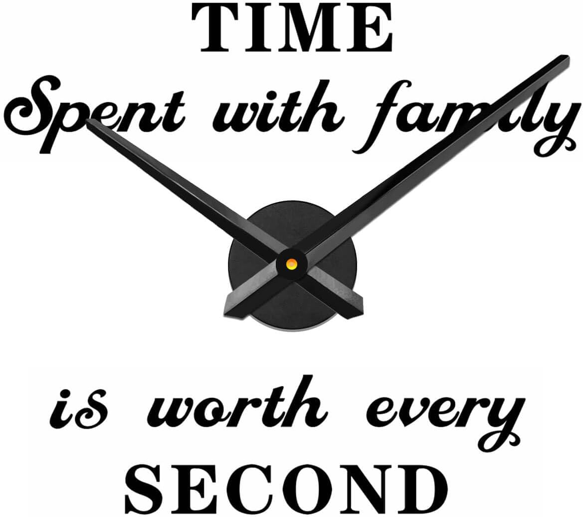 VANGOLD Large Wall Clock Decor with Mechanism