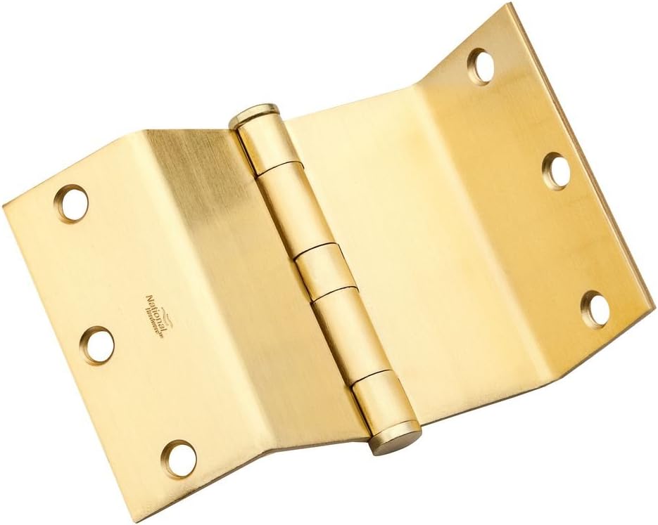 Lock N236-020 Swing Clear Hinge in Satin Brass Barrier-Free Design