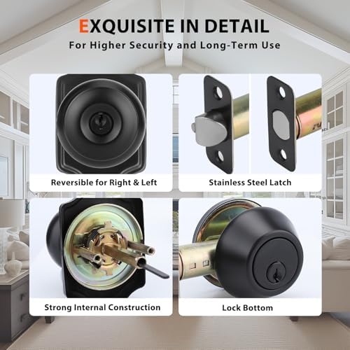 Unlock Your Home with the Haidms Exterior Door Knob Set