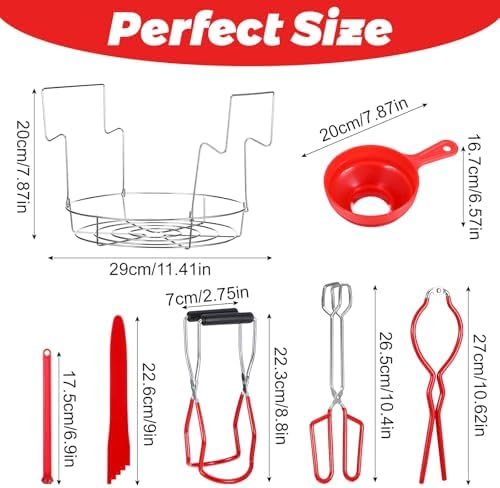 Complete Stainless Steel Canning Kit - Multifunctional Canning Tools for Home Cooks