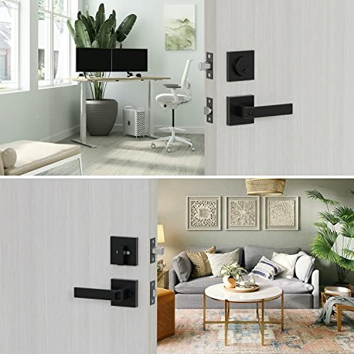 Hidalife Keyed Door Handle and Deadbolt Set