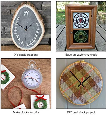 EMOON 2-Pack Wall Clock Mechanism Kit