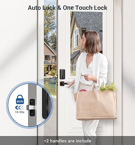 Seamless Front Door Lock with Oil Rubbed Bronze