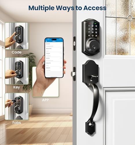 Veise Smart Front Door Lock Set with Keyless Entry