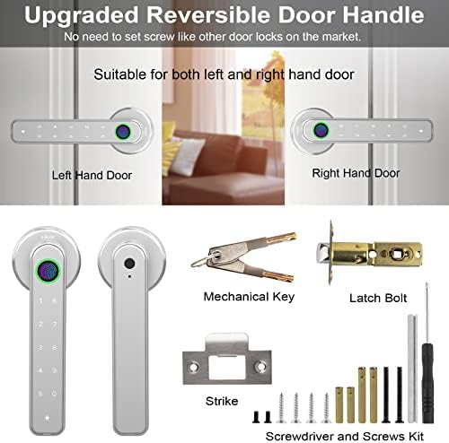 ERAY Smart Door Lock Set with Fingerprint Keypad Security