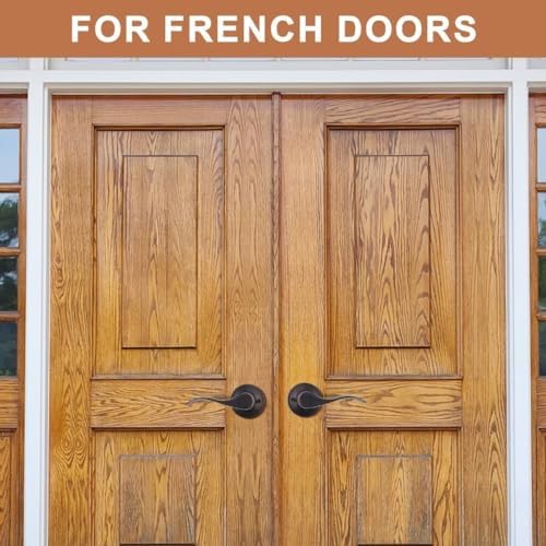 Probrico 4 Pack Door Lever Wave Style Oil Rubbed Bronze