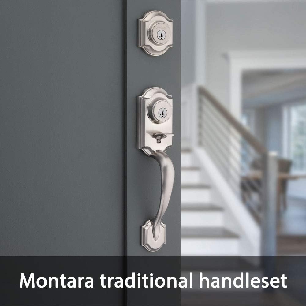Kwikset Front Door Handle Set with SmartKey Deadbolt Set