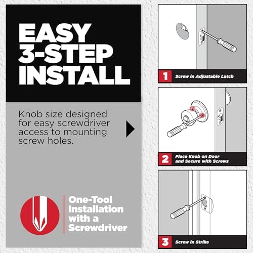 Kwikset Tylo Secure Door Knob with Keyed Entry