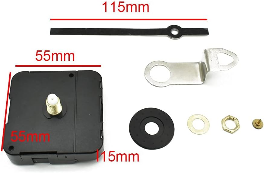 DELLMao 55mm DIY Wall Clock Movement Replacement tide-controlled quartz mechanism