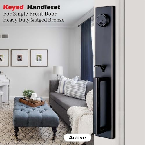 Aged Bronze Heavy Duty Door Handles