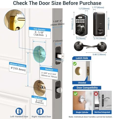 Veise Fingerprint Door Lock