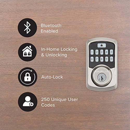 Programmable Keypad Smart Pound Kwikset 99420-001 Door Lock System