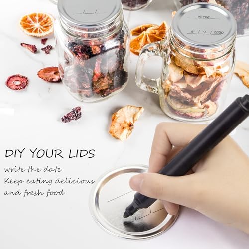 200PCS Canning Lids Leak-Proof Dishwasher-Ready Perfect for Food Preservation