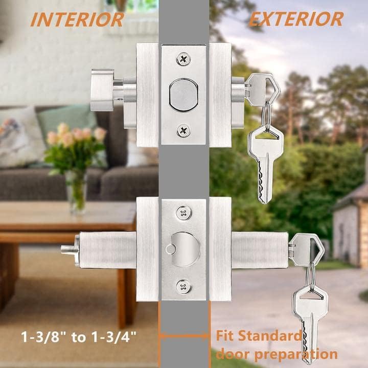 Probrico 2-Piece Door Lock Set Keyed Alike FrontOffice Use