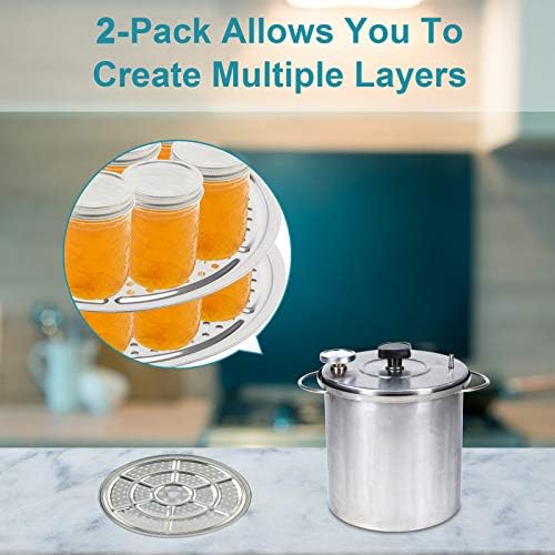 High-Quality Stainless Steel Canner Rack for Pressure Cooking 2-Piece