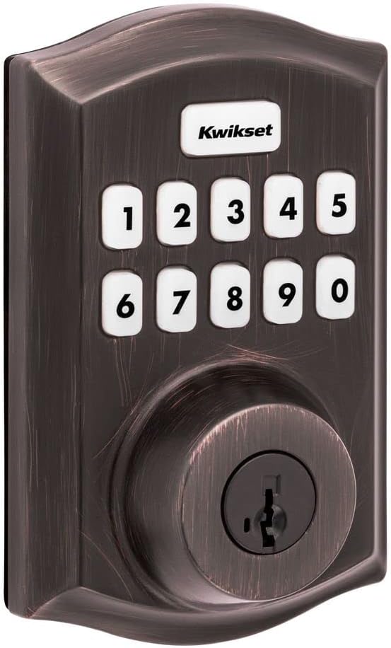 Secure Keyless Entry Kwikset Smart Lock Deadbolt with Z-Wave