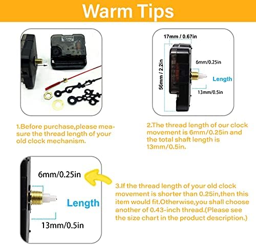 Easy-to-Install DIY Wall Clock Repair Set