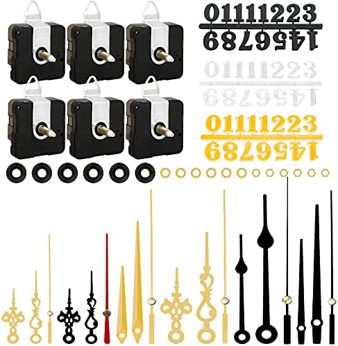 6-Piece Numerals Kit for Wall Clocks