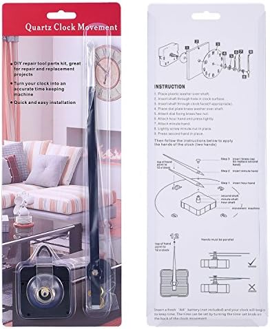 Hicarer Luxury Clock Mechanism with Smooth Operation and Long-Hand Design