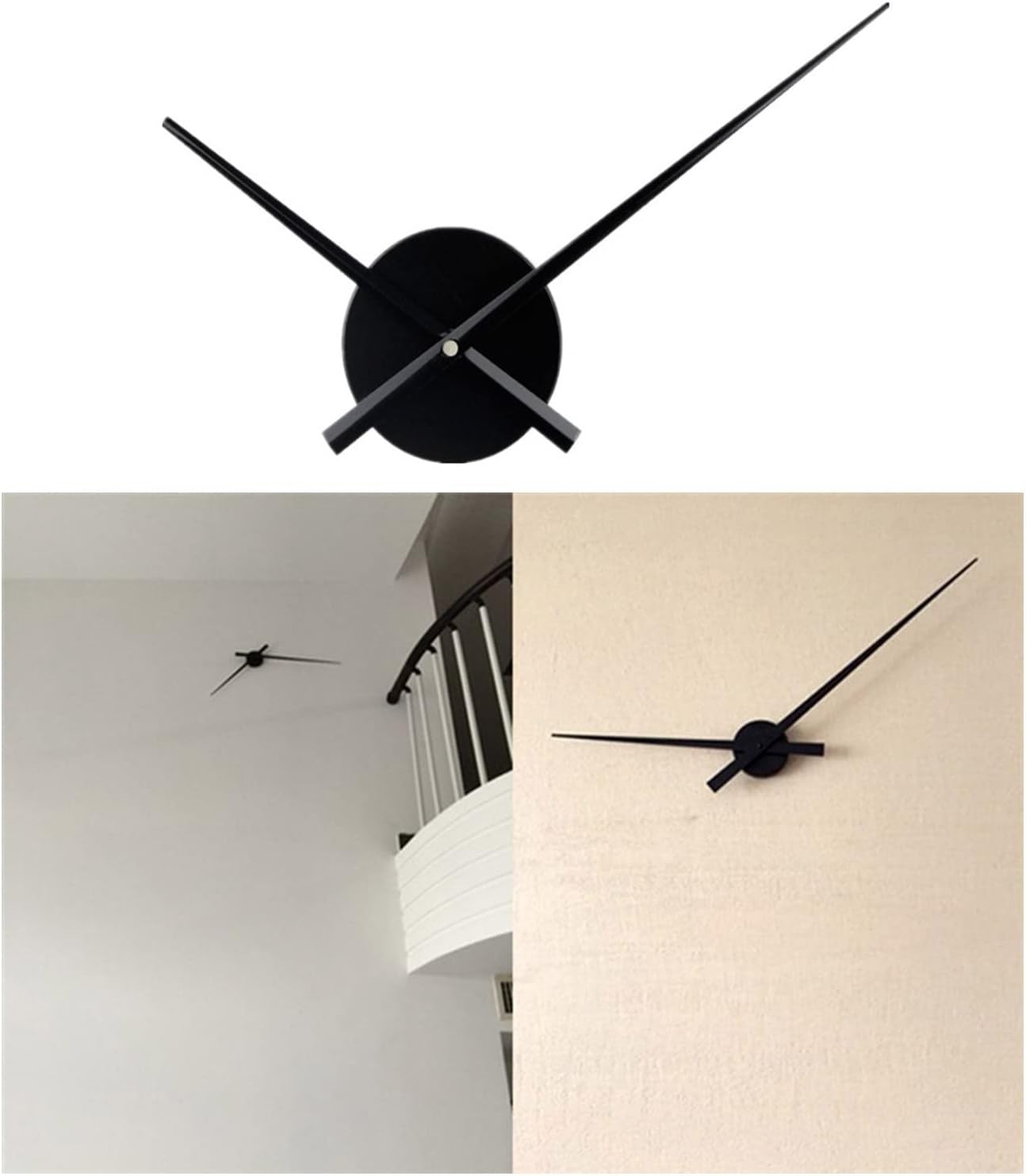 ZIRANU 3D Wall Clock with Mechanism