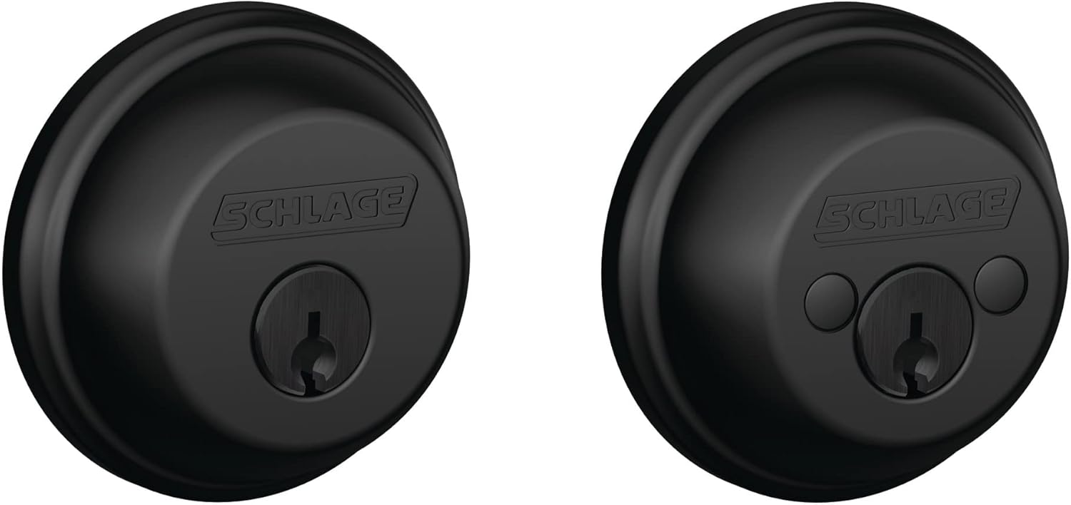 Schlage Deadbolt B62N622 Matte Black